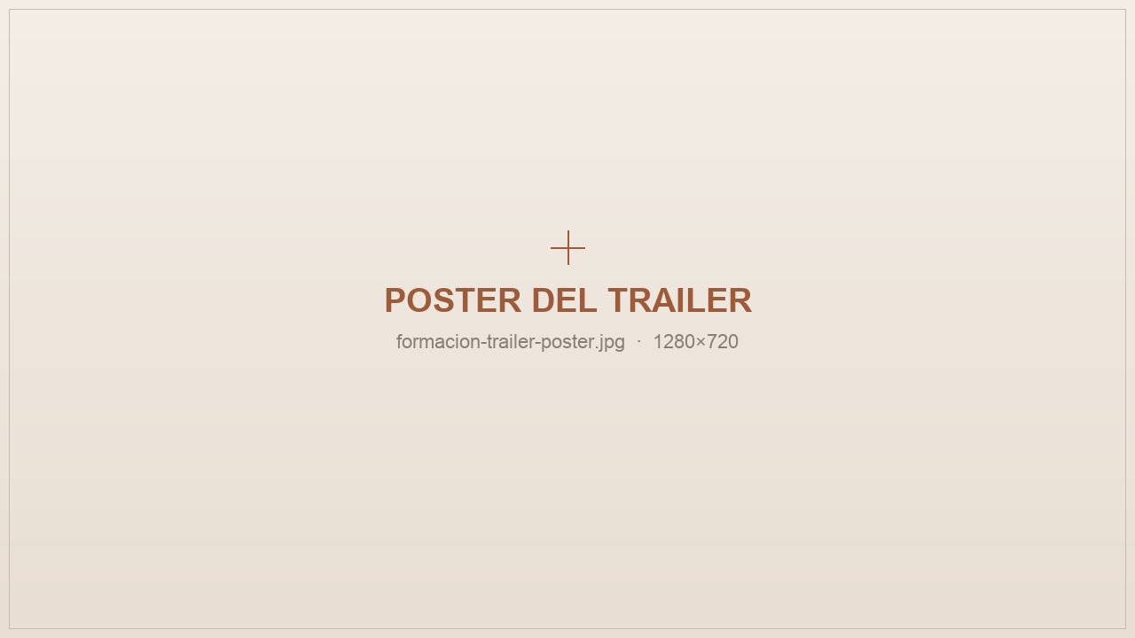 Póster del tráiler de la formación
